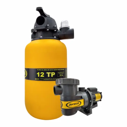 Conjunto Jacuzzi 12 TP 0,25CV 110/220V Monofásico