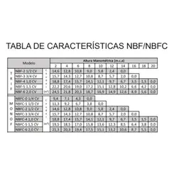 Bomba Piscina Nautilus NBFC-1 0,33 127/220V Monofásica