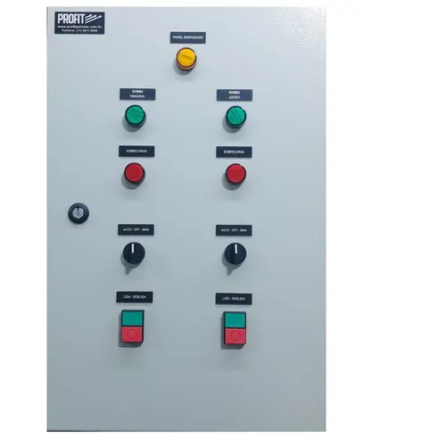 PAINEL ESTRELA/TRIANGULO P/ INCENDIO WEG PRINC 20,00CV + JOCKEY DE 0,50CV A 3,00CV 380 VCA Ø3