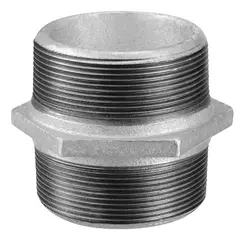 Niple Duplo Galvanizado com Rosca Bsp - 2"