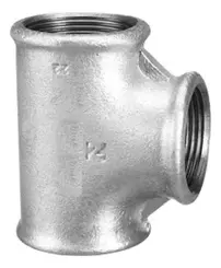 Tê Galvanizado com Rosca Bsp - 3/4"