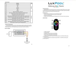 Módulo RGB de Iluminação C/ Controle Remoto para Piscinas Tholz Luxpool