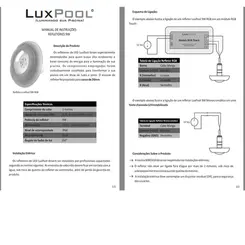Refletor Azul Tholz Luxpool 9W