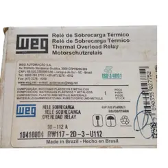 Rele Sobrecarga Weg Rw117-2d3-U112 90. . .112a Tripolar Cód. 10410004