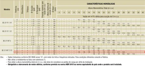 Bomba Schneider BC-21R 2.1/2" 12,5CV 220/440V Monofásica