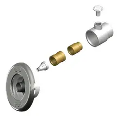 Dispositivo Hidromassagem Alvenaria Sodramar ABS/Inox Pratic 1.1/2"