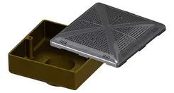 Dreno Sodramar de Fundo latão Sodramar 15×15 2” com tampa