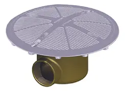 Dreno Base Latão Sodramar Anti- Turbilhão 1.1/2"