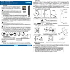 Sodramar Torre em aço inox com Botão de emergência