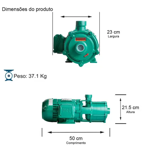 Bomba Multiestágio Thebe P-11/4 3,0CV 4V Trifásica