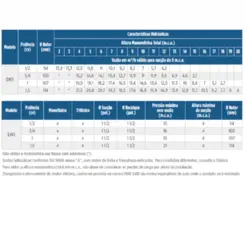 Bomba Piscina Schneider EKO 0,33CV 127/220V Monofásica