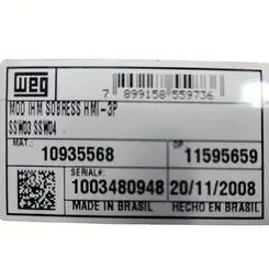 IHM WEG HMI-3P 55W03 COD. 10935568