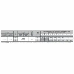 Bomba Hidro P/ Piscina Dancor CHS-22 3,0CV 127/220V Mono Até 10 Bicos