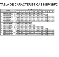 Bomba Piscina Nautilus NBFC-5 1,5CV 127/220V Monofásica