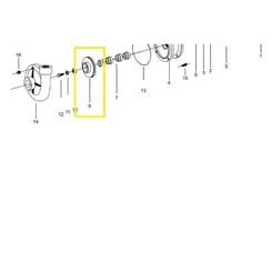 PC JACUZZI ROTOR 3398-0 164 9-03 DM FF