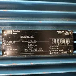 Motor Elétrico Trifásico WEG 200CV 4 Polos 315S/M WFF2 B3D IP55 – 220/380/440V