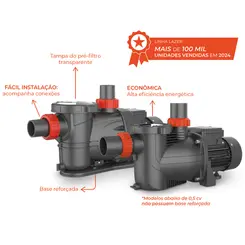 Bomba Para Piscina Lepono XKP405 1/3HP Bivolt 127/220V