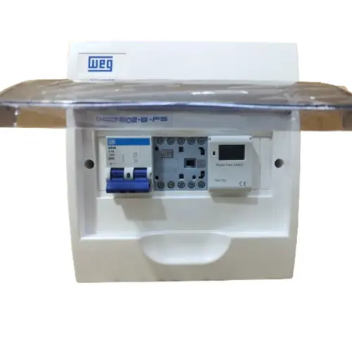Painel para Bomba de Piscina Profit 3 CV 220 V Bifásico com Timer, Partida Direta e Proteção de 11–17 A