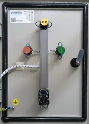 Painel para Bomba de Incêndio Profit 10 CV 220 V Trifásico com Partida Direta, Pressostato e Relé 22–32 A