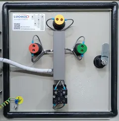 Painel para Bomba de Incêndio Profit 3 CV, 220 V Trifásico, com Partida Direta, Botoeira 220 V e Proteção de 7–10 A