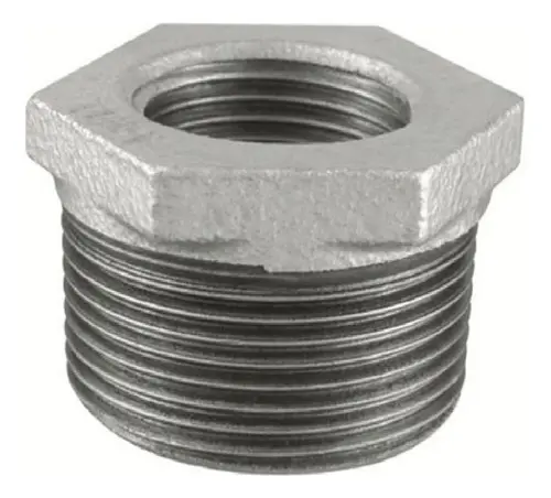 Bucha de Redução Galvanizada com Rosca Bsp - 2"x1.1/4"