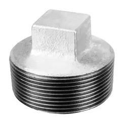 Bujão Galvanizada com Rosca Bsp - 1"