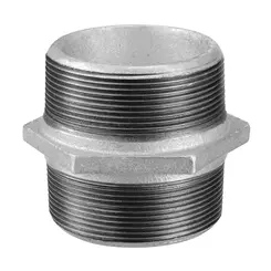Niple Duplo Galvanizado com Rosca Bsp - 3"