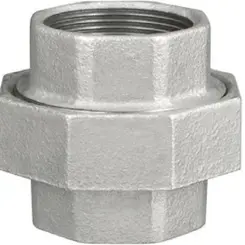 União Assento Bronze Galvanizada com Rosca Bsp - 1.1/4"