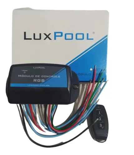 Central Para Controle RGB 63w + 2 Aux 1,0CV Tholz Luxpool 12VCC
