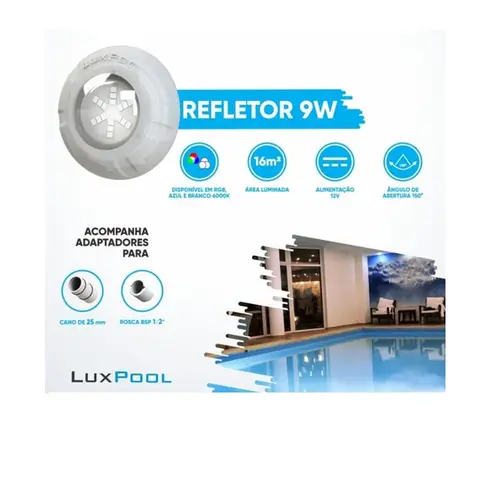 Refletor RGB Tholz Luxpool 9W