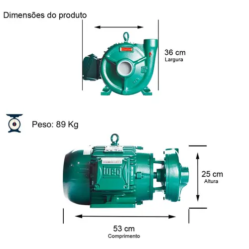 Bomba Thebe THS-18 10,0CV 4V Trifásica