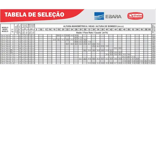 Bomba Incêndio Thebe THSI-18 10,0CV 4V Trifásica