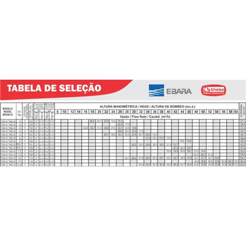 Bomba Incêndio Thebe THSI-18 5,0CV 220/440V Monofásica