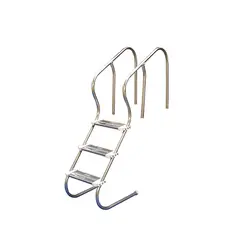 Escada Com 03 Degraus Inox Sodramar Confort 2''