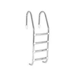 Escada Com 04 Degraus Inox Sodramar Tradicional 1.1/2"