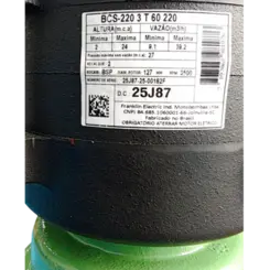 Bomba Submersível Esgoto Schneider BCS-220 3,0CV 220V Tri