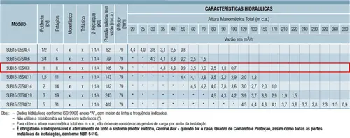 Bomba Palito Schneider SUB15-10S4E8 1,0CV 230V Mono