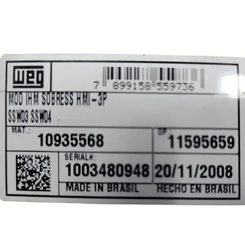 IHM WEG HMI-3P 55W03 COD. 10935568
