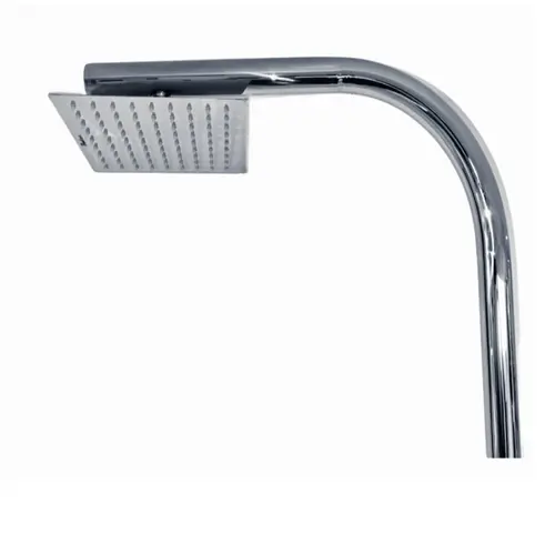 Ducha Bertioga Pooltec em aço Inox com coluna 38MM